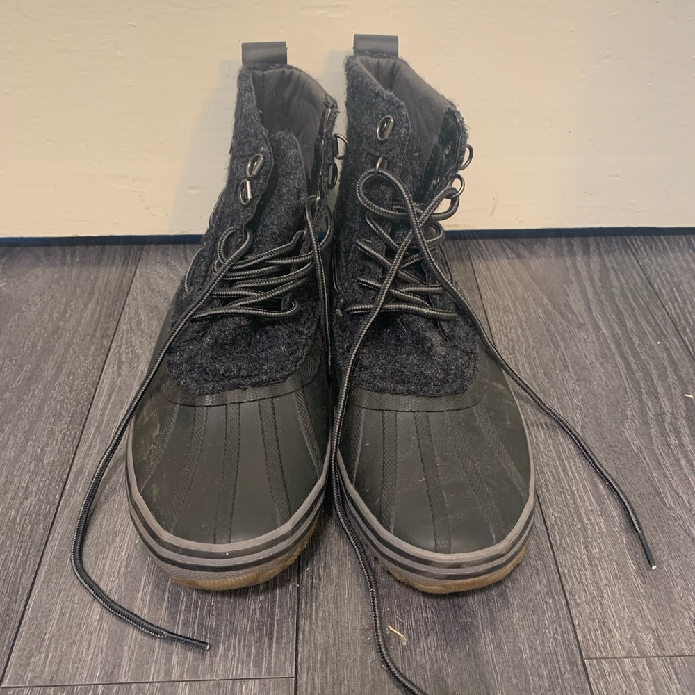 Men’s Sperry Duck boots Grey/Black 8.5